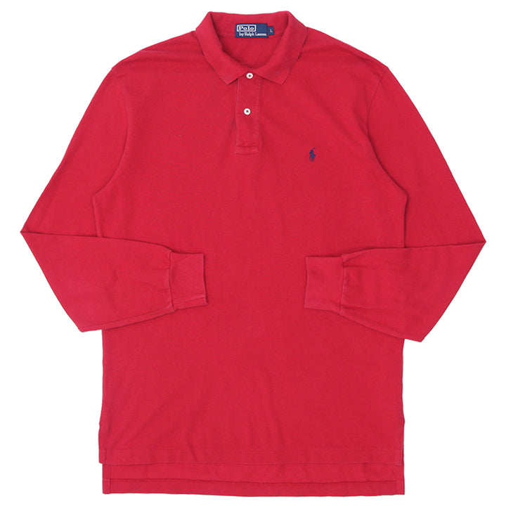 Mens Polo by Ralph Lauren Long Sleeve Polo T-Shirt - Fashion Rerun Vintage Migration_T-Shirt