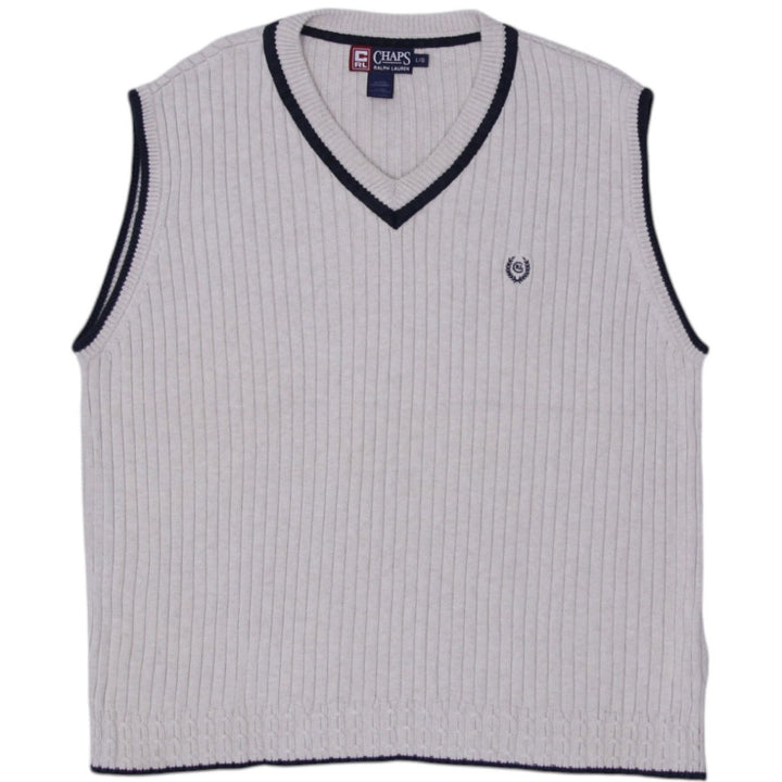 Vintage Chaps Ralph Lauren V-Neck Knitted Sweater Vest