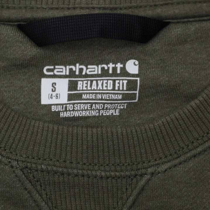 Ladies Relaxed Fit Carhartt Crewneck Sweatshirt