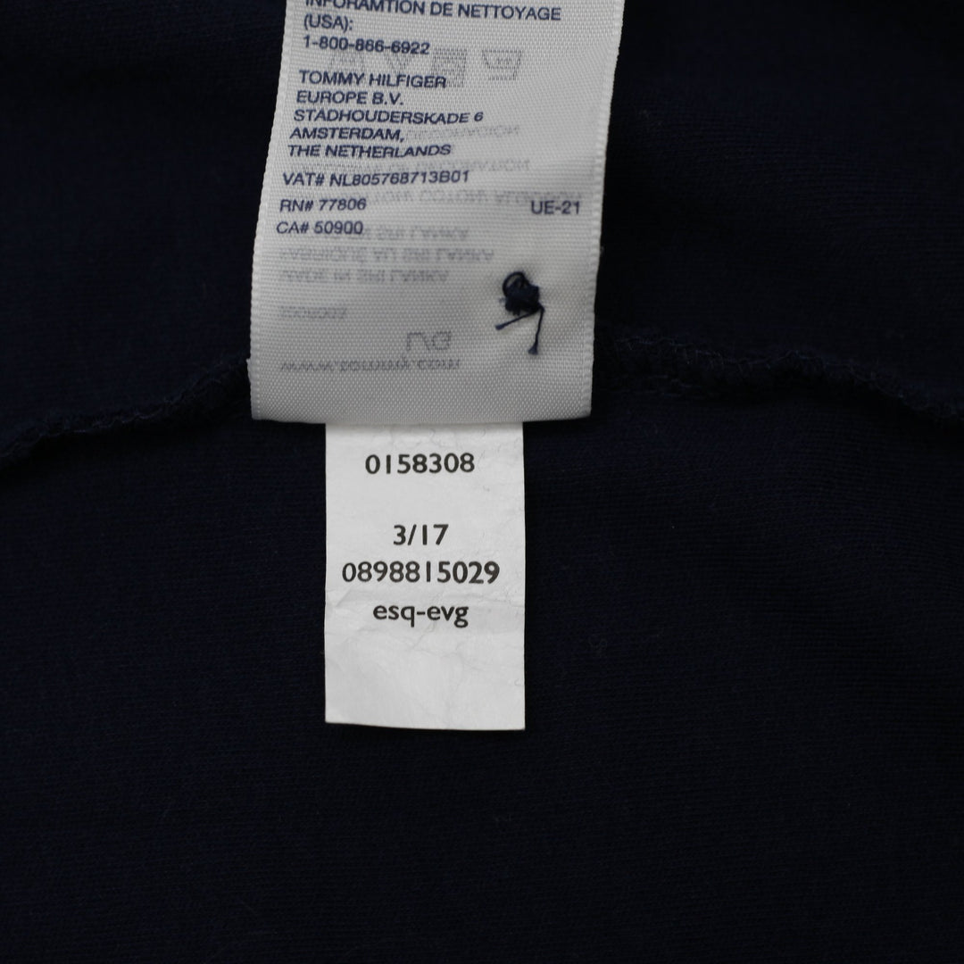 Mens Tommy Hilfiger Classic Fit Navy Polo T-Shirt Size L