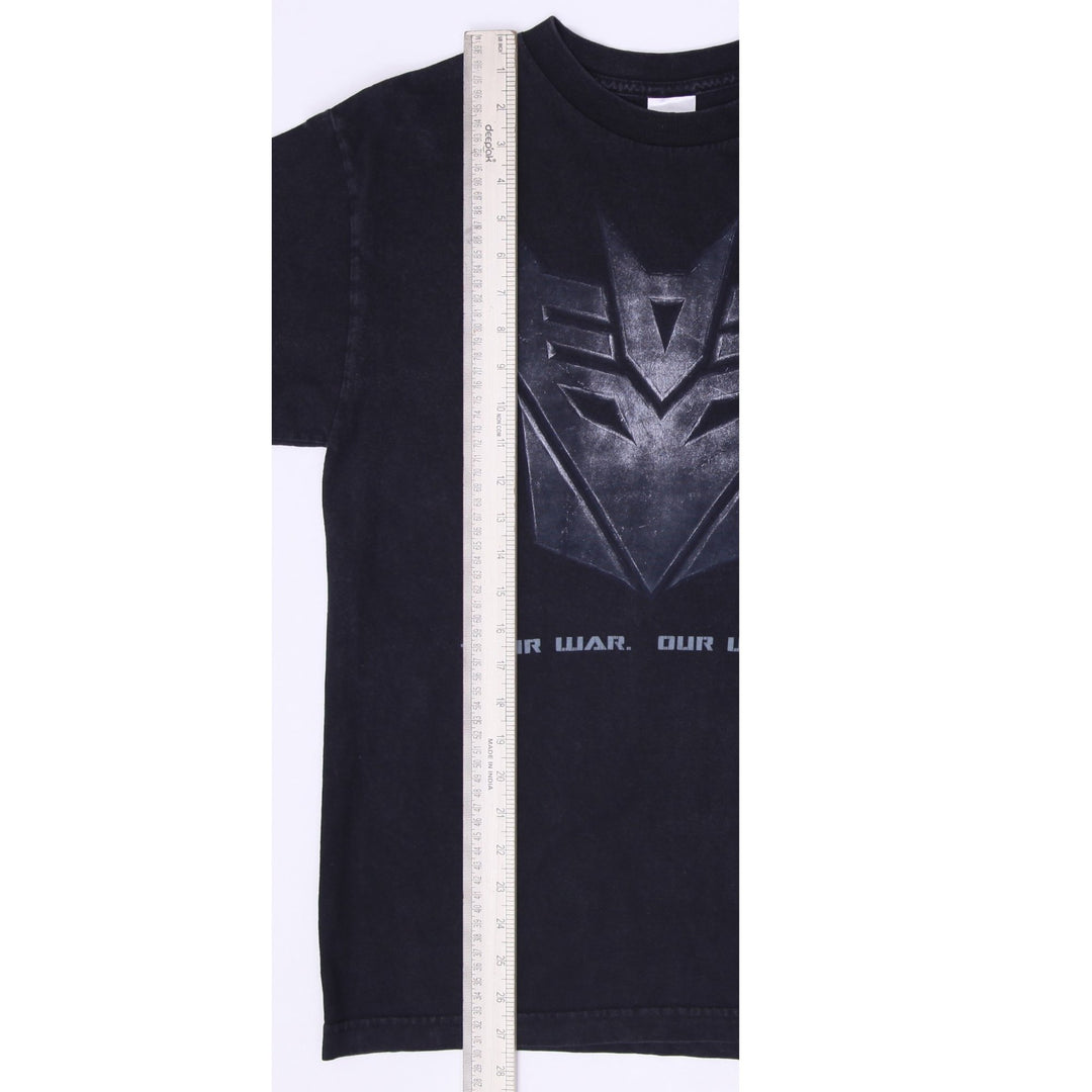 Mens Transformers Decepticon 2007  Movie T-Shirt Black Size M