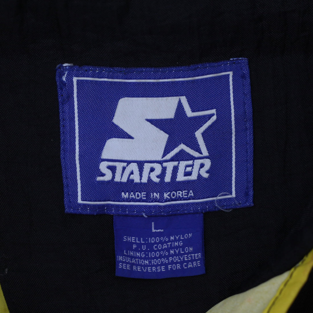 Vintage Starter Boston Bruins Quarter Zip Quilt Hooded Jacket L - Fashion Rerun Vintage Migration_Jacket