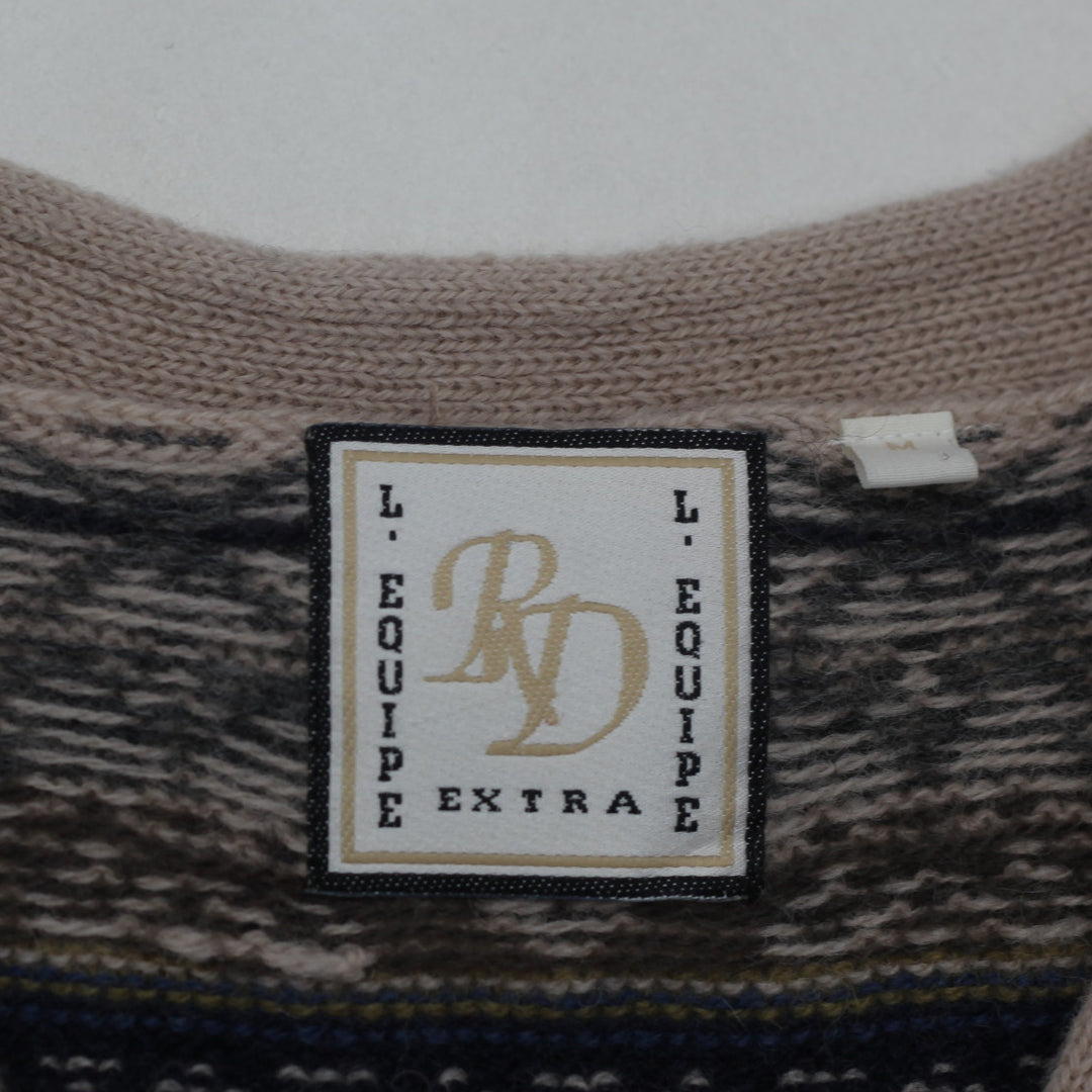 Vintage L. Equipe Knit Wool Sweater Vest Ladies Size M - Fashion Rerun Vintage Migration_Sweaters