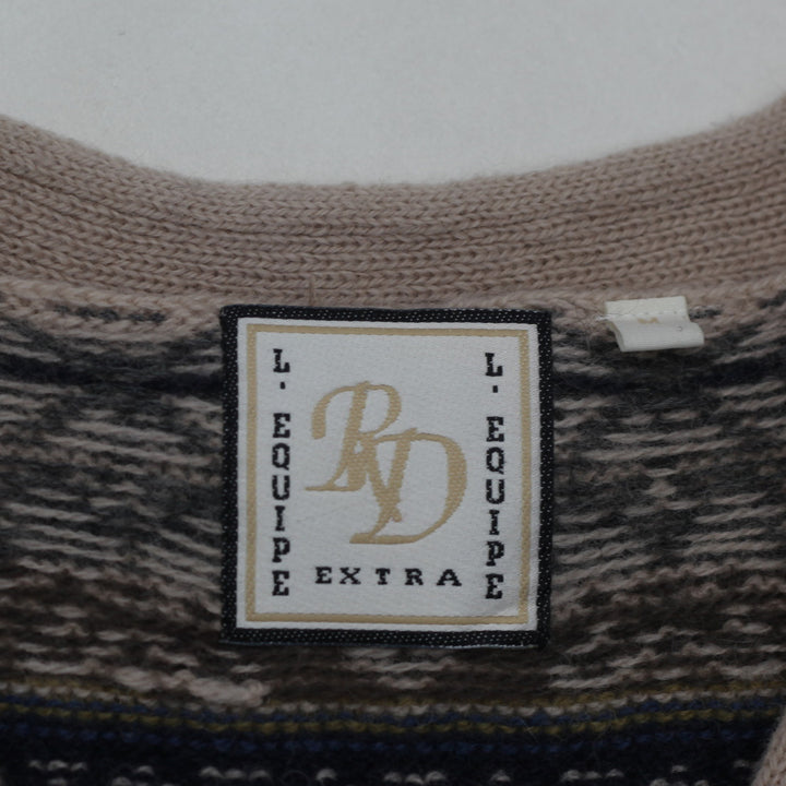 Vintage L. Equipe Knit Wool Sweater Vest Ladies Size M - Fashion Rerun Vintage Migration_Sweaters