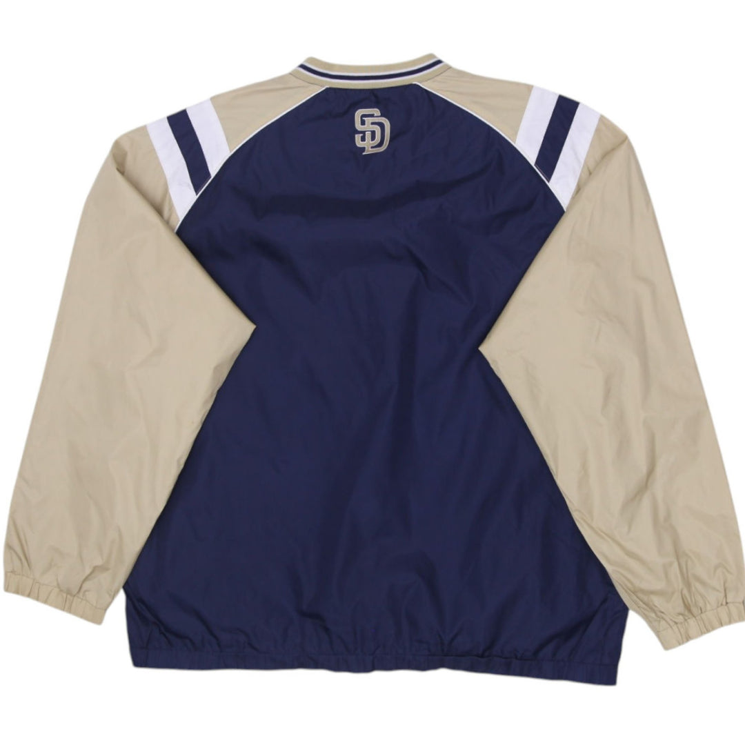 Vintage Majestic Authentic Collection San Diego Padres Pullover V-Neck Jacket