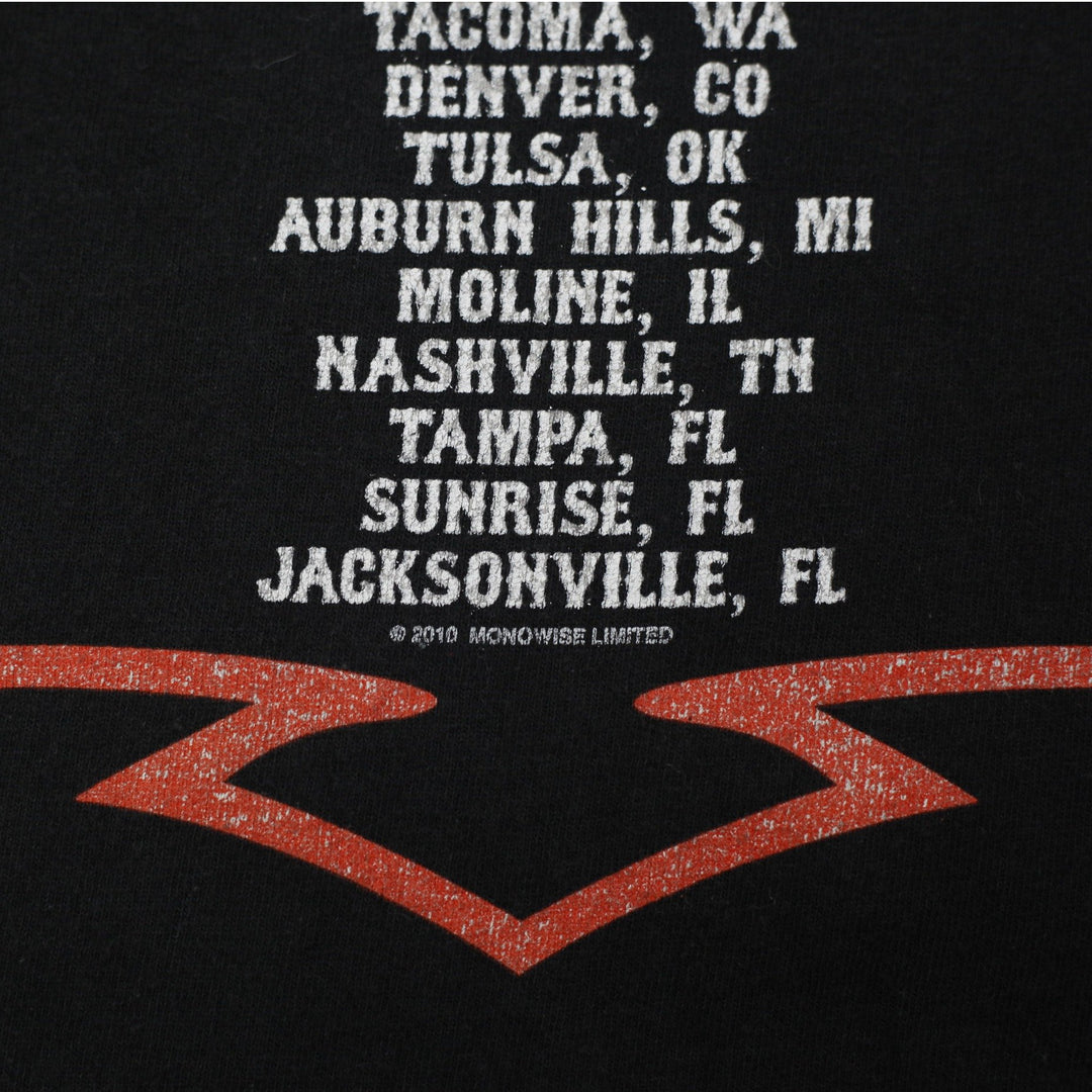 Mens Black Ozzy Osbourne "Life Won't Wait" Tour T-Shirt