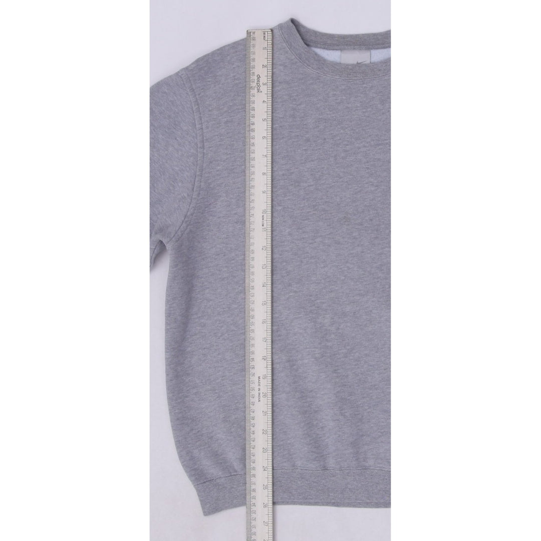 Vintage Embroidered Nike Swoosh Logo Gray Sweatshirt M | Migration_Sweatshirt - View 6 | Fashion Rerun