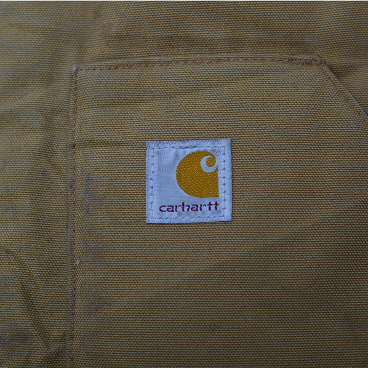 Carhartt V01 BRN Arctic Quilt-Lined Duck Workwear Utility Vest Size L | Migration_Vests - Detail View | Fashion Rerun