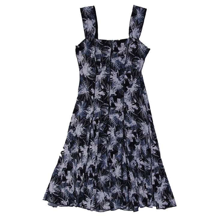 Y2K Ladies Escalade Floral Sleeveless Flare Dress