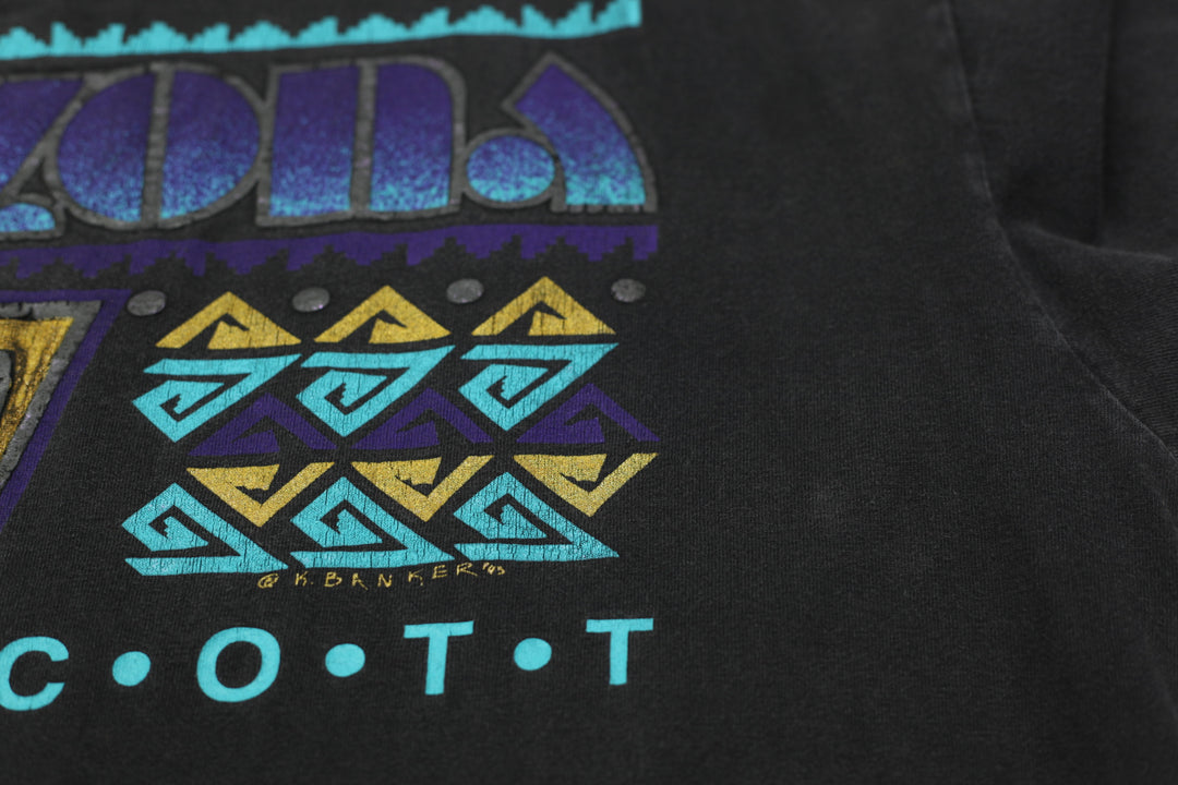 Vintage K.Banker Arizona Pre Scott T-Shirt S.Stitch Black Oneita XL