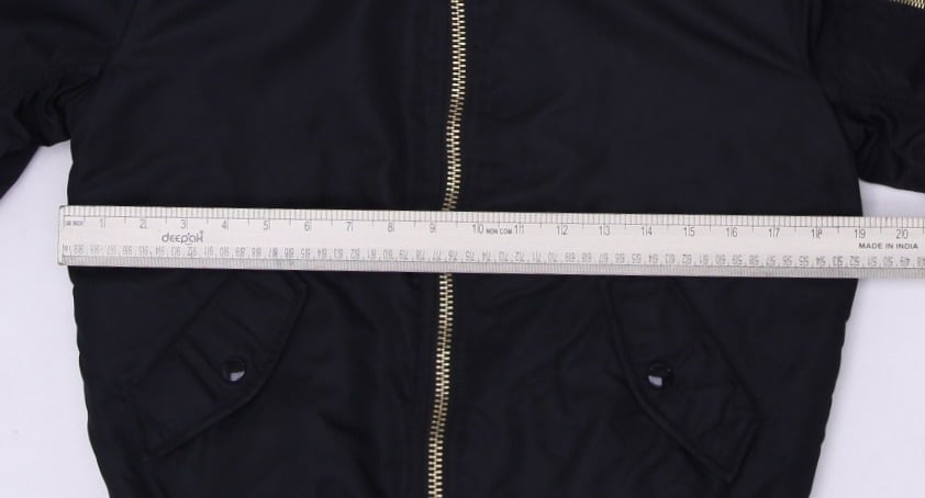 Vintage Mens Alpha Industries MA-1 Bomber Jacket Black Orange Reversible S | Migration_Jackets - View 9 | Fashion Rerun