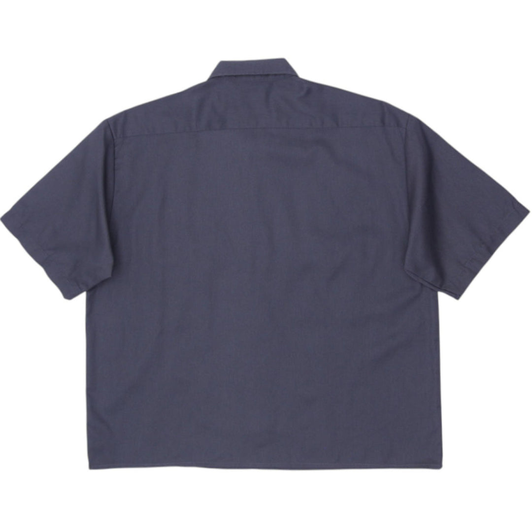 Mens Dickies Work Crop Baggy Fit Button Short Sleeve Shirt | Migration_Shirts WW Collection - Side View | Fashion Rerun