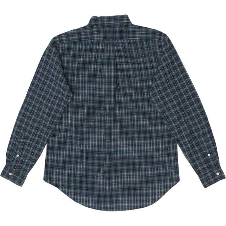Mens Ralph Lauren Classic Fit Plaid Long Sleeve Shirt Size M