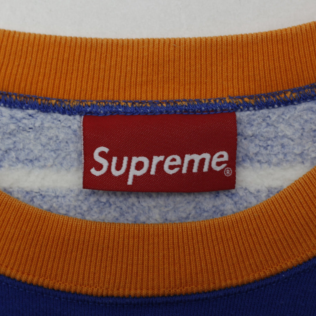 Supreme Stripe Crewneck Graphic Sweatshirt Size XL