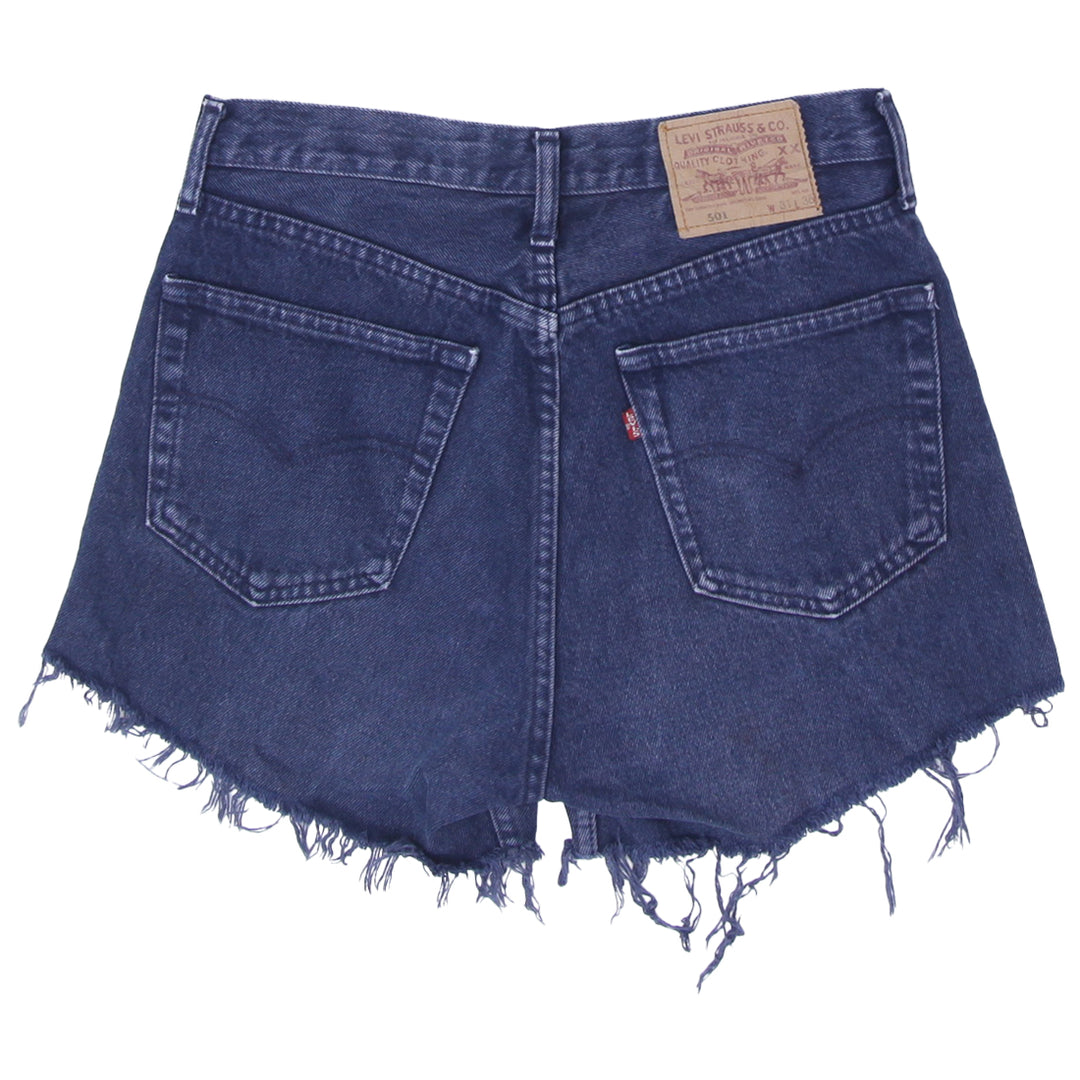 Shop Ladies Levi Strauss 501 Button Fly Customized Denim Shorts