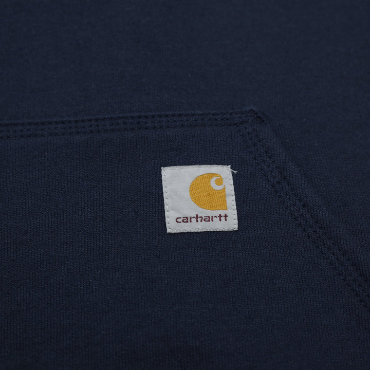 Mens Carhartt K288 Logo Graphic Sleeve Heavyweight Hooded Sweatshirt Size S