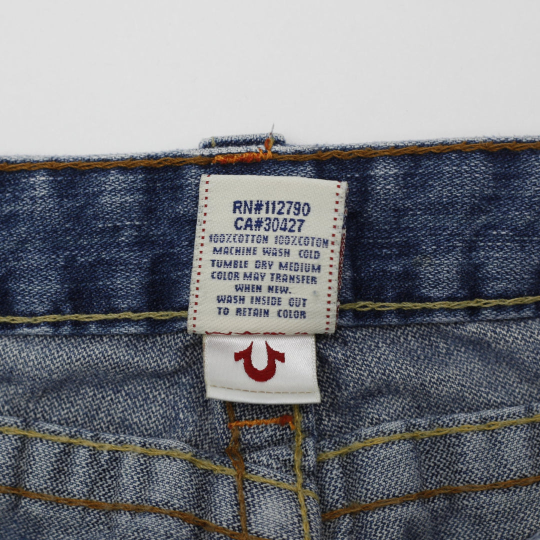 Ladies True Religion Joey Distressed Denim Jeans Size 29