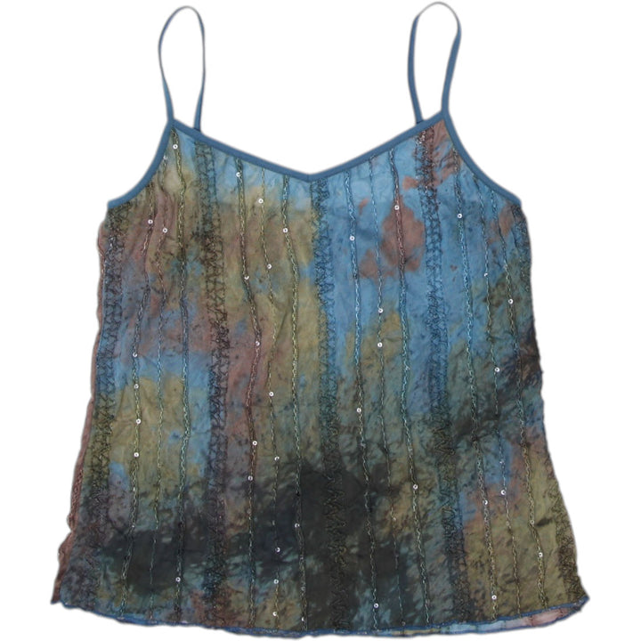 Y2K Ladies Per Una Beaded Sheer Camisole Top Size 14 | Migration_Y2K Tops | Fashion Rerun