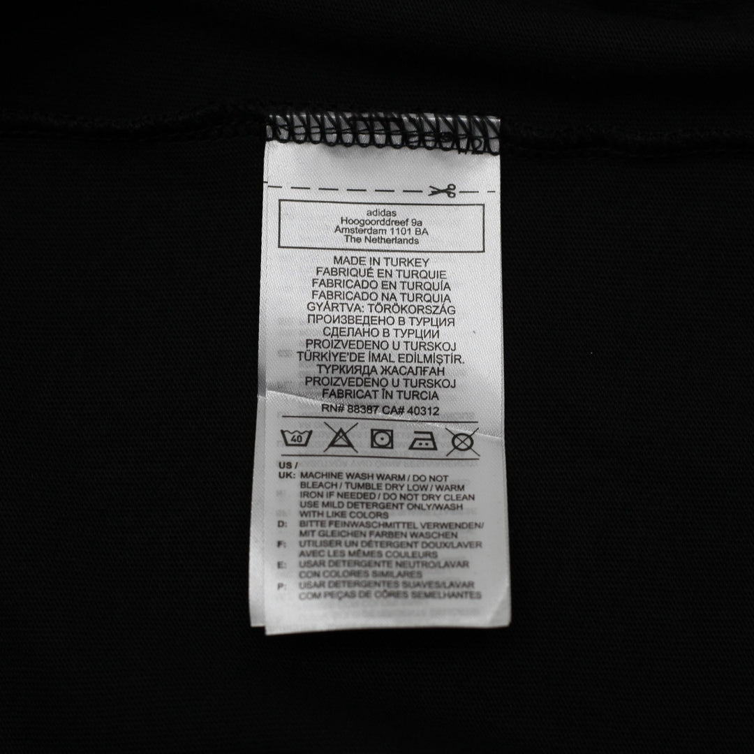 Mens Adidas Diagonal Embroidered Chest Patch Graphic T-Shirt Size M