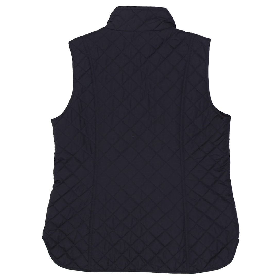 Ladies Tommy Hilfiger Vest Black Quilted Zip Front Sleeveless Jacket