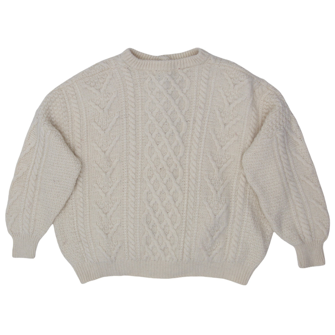 Vintage Craft & Woollens 100 % Pure Wool Sweater Cardigan Ladies