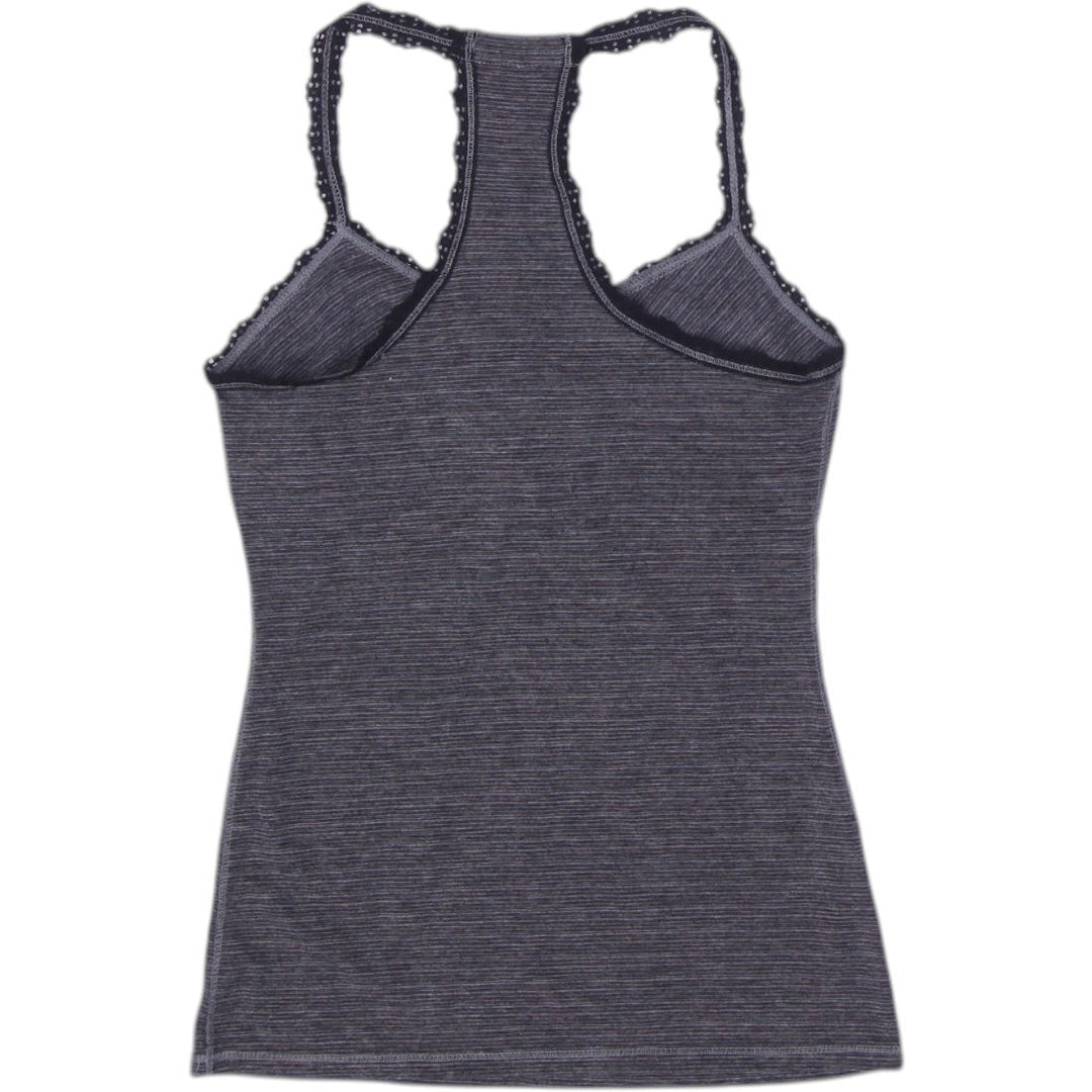 Y2K Ladies Guess Lace Racerback Stretchable Tank Top Size S | Migration_Y2K Tops - Side View | Fashion Rerun