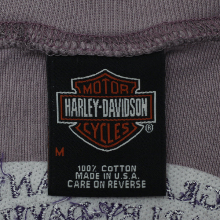 Ladies Harley Davidson Baby Tee Grand Canyon Arizona Mauve T-Shirt Size M