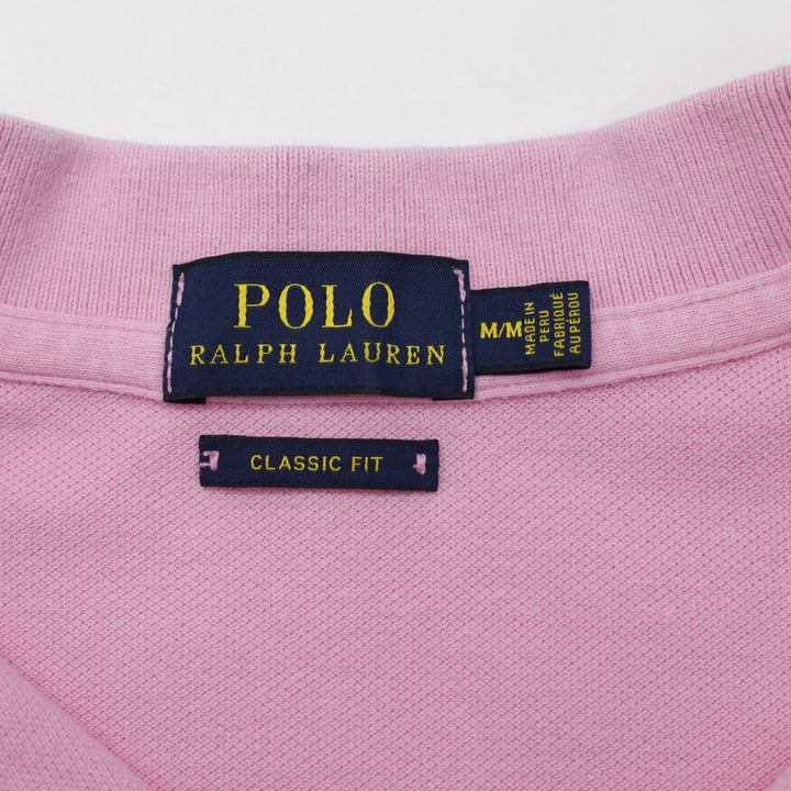 Ladies Polo Ralph Lauren Classic Fit Cotton Piqué Polo T-Shirt Size M