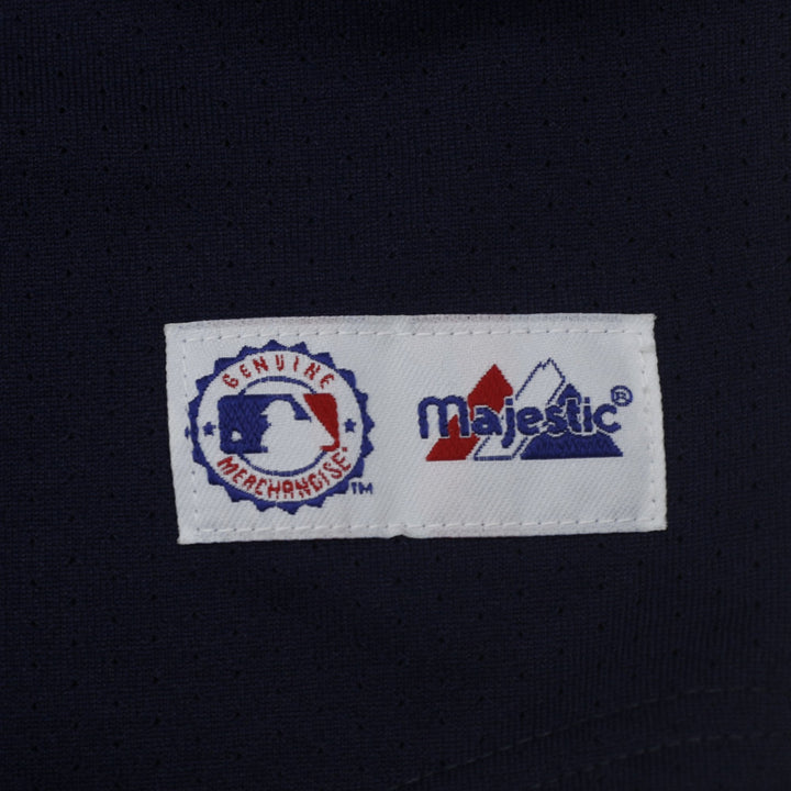 Vintage Youth Boys Majestic Yankees Jeter #2 Navy Baseball Jersey XL | Migration_Jerseys - Detail View | Fashion Rerun