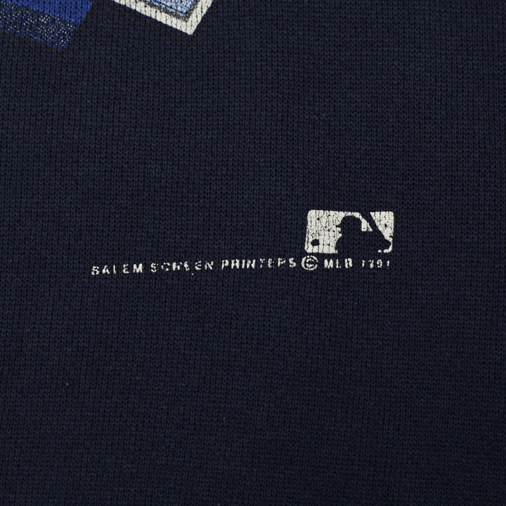 Vintage 1991 Minnesota Twins World Series Champions Navy Sweatshirt | Migration_Sweatshirt - Detail View | Fashion Rerun