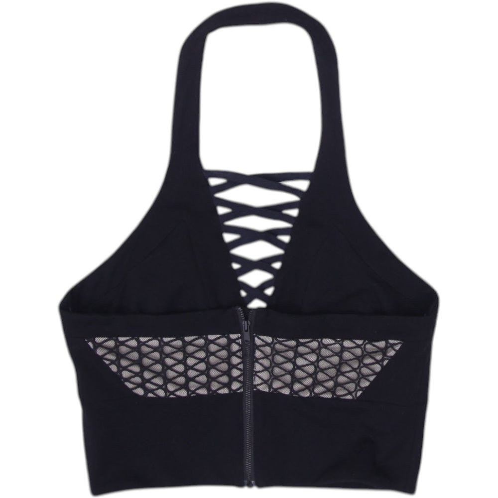 Y2K Lace-Up Halter Top Size XS | Migration_Y2K Tops - Side View | Fashion Rerun