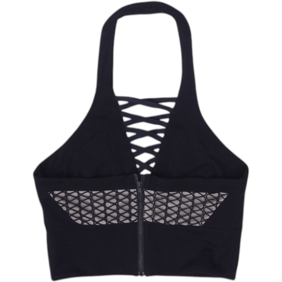 Y2K Lace-Up Halter Top Size XS | Migration_Y2K Tops - Side View | Fashion Rerun