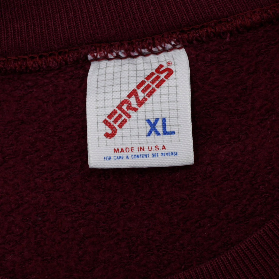 Vintage Jerzees Mississippi State Bulldogs Crewneck Sweatshirt Made In USA