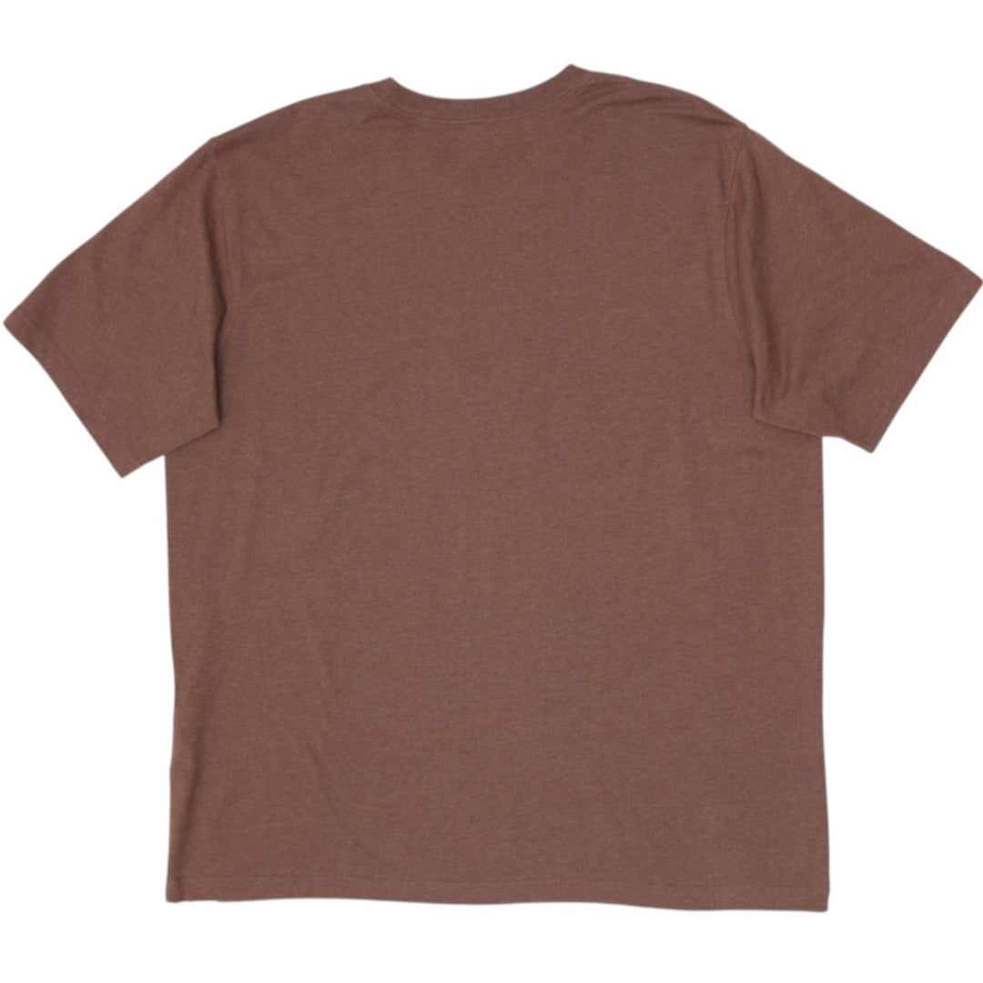 Mens Carhartt Relaxed Fit Brown Graphic T-Shirt Built For Generations Size XL