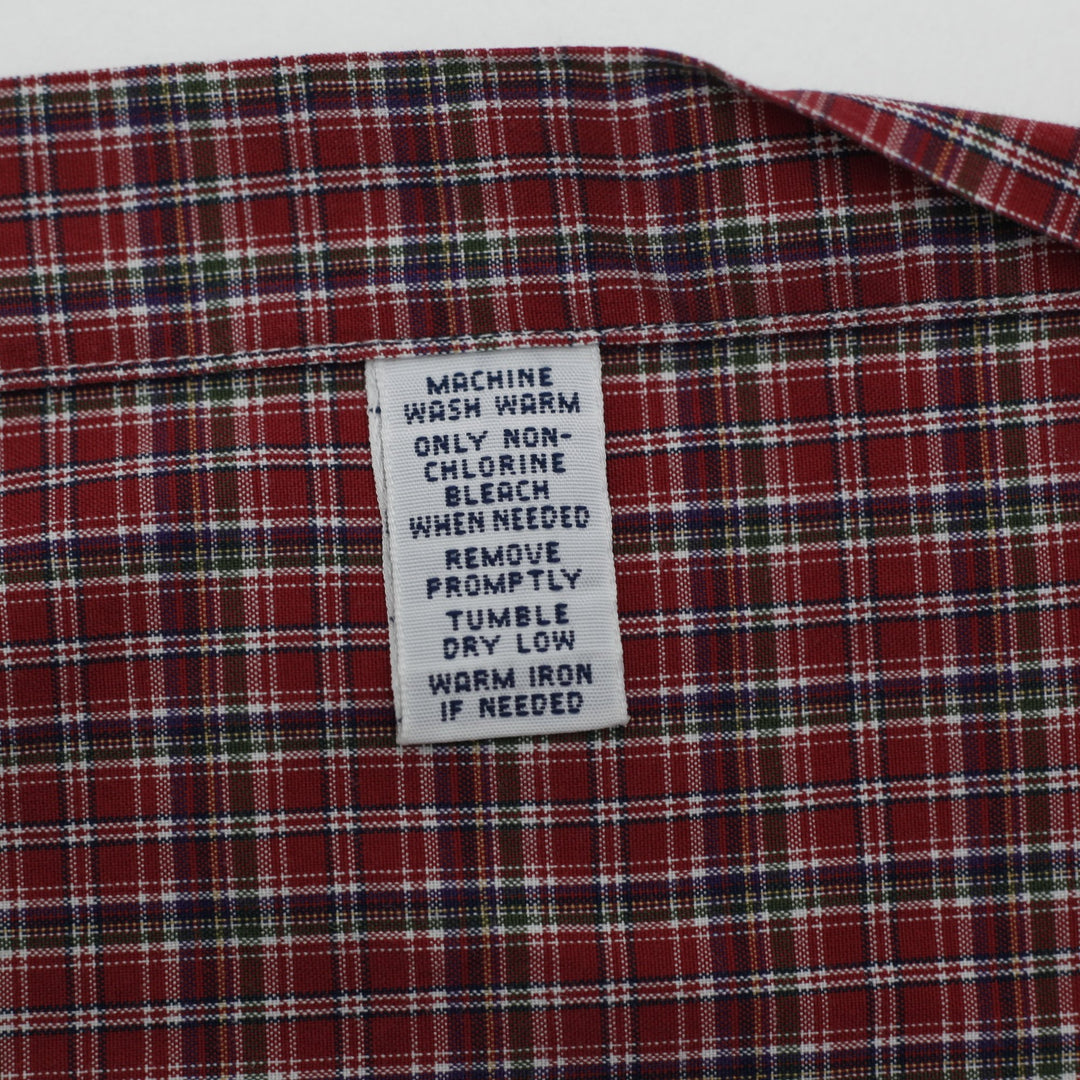 Mens Ralph Lauren Classic Fit Plaid Long Sleeve Shirt Size M
