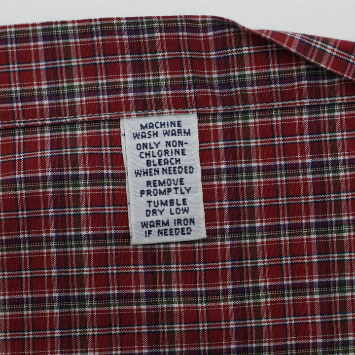 Mens Ralph Lauren Classic Fit Plaid Long Sleeve Shirt Size M