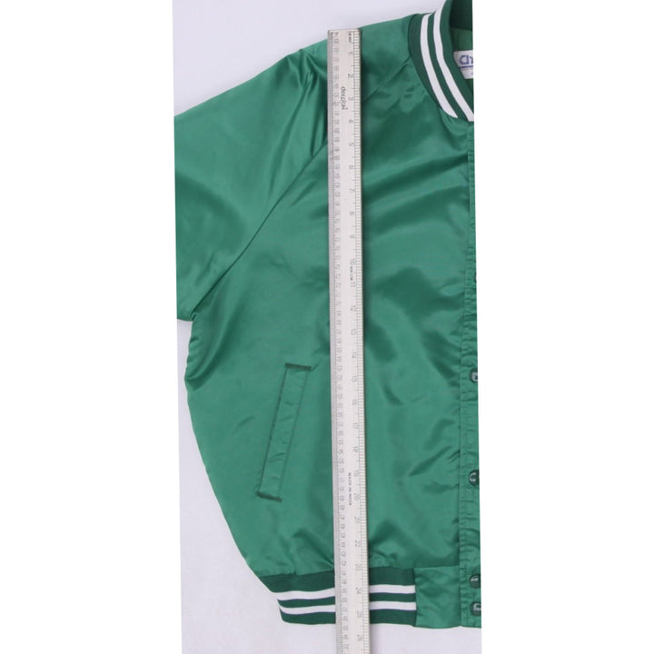 Vintage Chalk Line Boston Celtics Quilted Satin Jacket Made In USA XL | Migration_Jackets - View 10 | Fashion Rerun