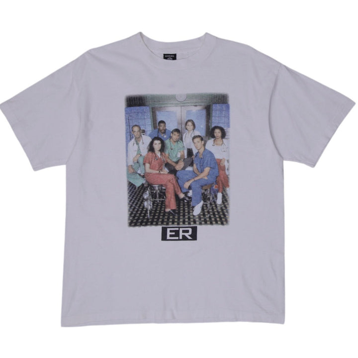 Vintage 90s Warner Bros NBC "ER-TV-SHOW" T-Shirt Size XL made in USA