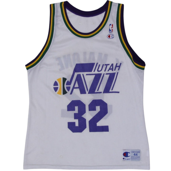 Vintage Champion NBA Utah Jazz #32 K. Malone Basketball Jersey