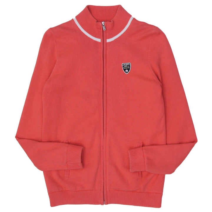 Ladies Lacoste Sport Zip Up Knit France Sweater Jacket