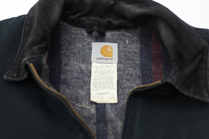 Mens Carhartt 001 BLK Blanket Lined Detroit Jacket