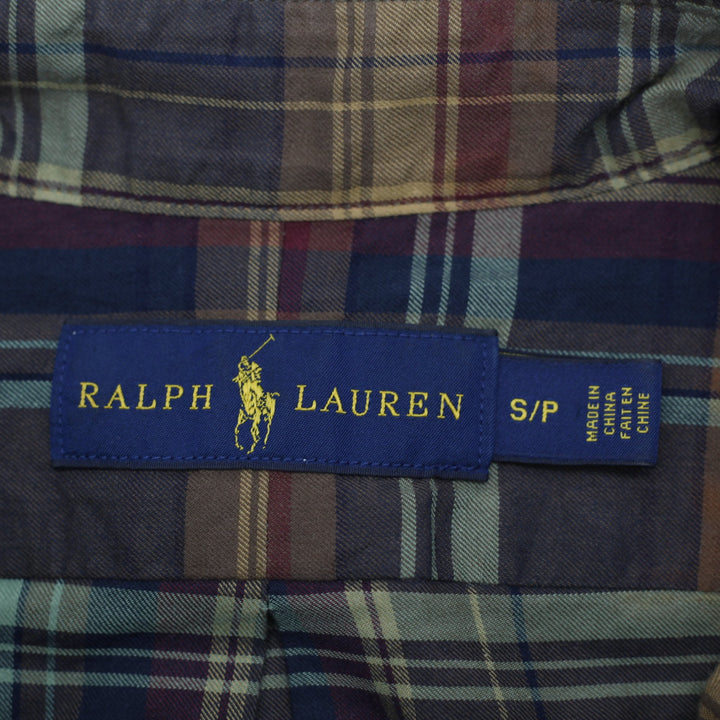 Mens Ralph Lauren Plaid Long Sleeve Shirt Size S