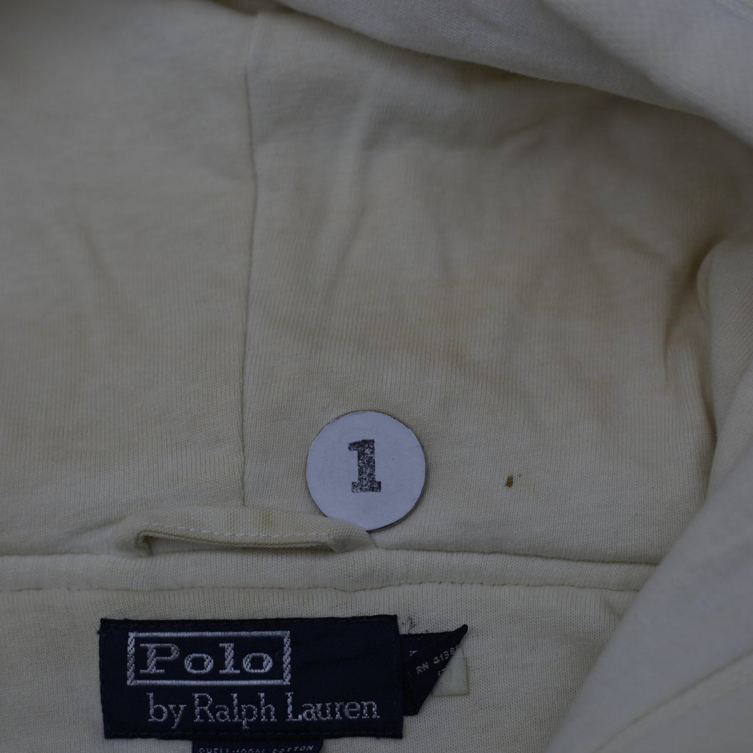 Vintage Polo Ralph Lauren Snap Varsity Stadium Hoodie Size XL