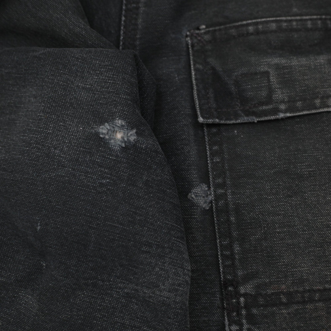 Mens Carhartt Distressed Full Zip Black Workwear Jacket Size 48 | Migration_Jackets WW Collection - View 11 | Fashion Rerun