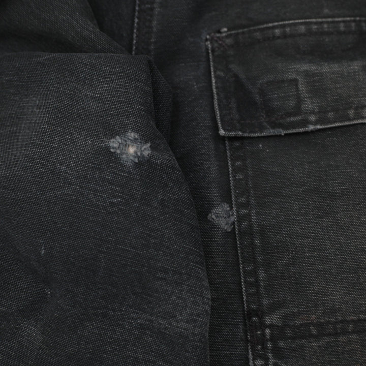 Mens Carhartt Distressed Full Zip Black Workwear Jacket Size 48 | Migration_Jackets WW Collection - View 11 | Fashion Rerun