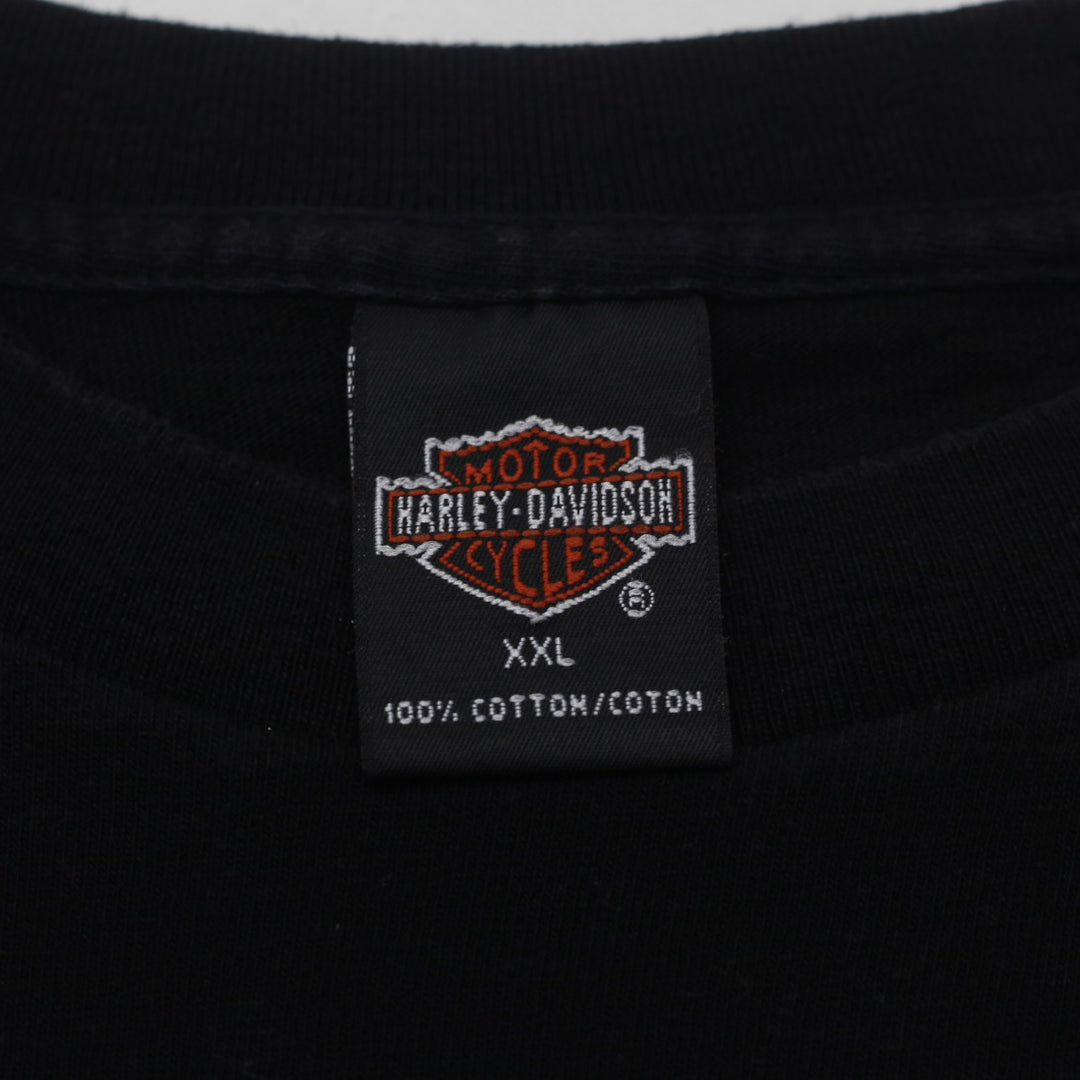 2000 Vintage Harley Davidson Trev Deeley Motorcycles T-Shirt Black XXL - Fashion Rerun Vintage Migration_T-Shirt