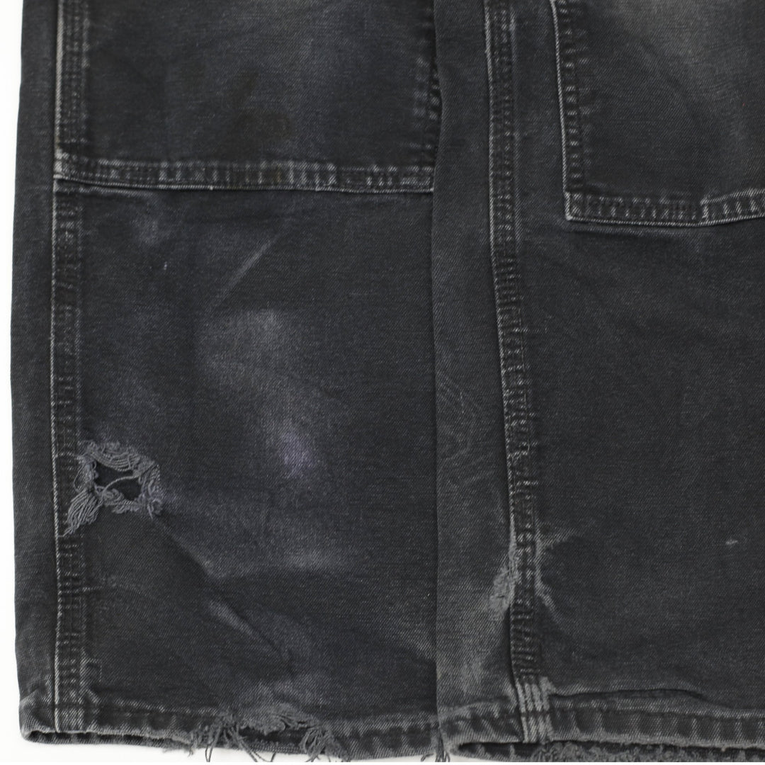 Mens Carhartt B01 BLK Dungaree Fit Double Knee Pants Size 32x32