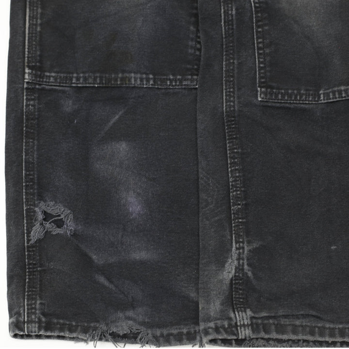 Mens Carhartt B01 BLK Dungaree Fit Double Knee Pants Size 32x32