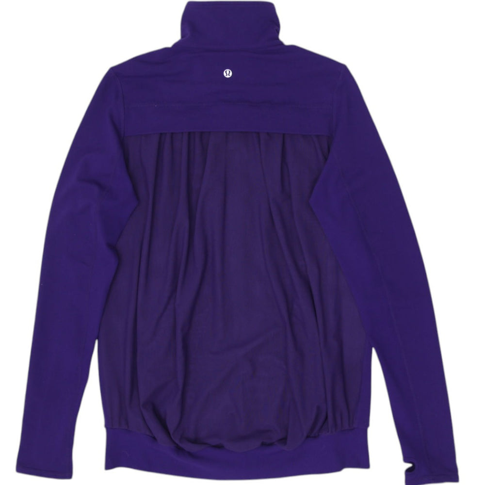Ladies Lululemon Athletica Full Zip Activewear Jacket Size 8 | Migration_Jackets - Side View | Fashion Rerun