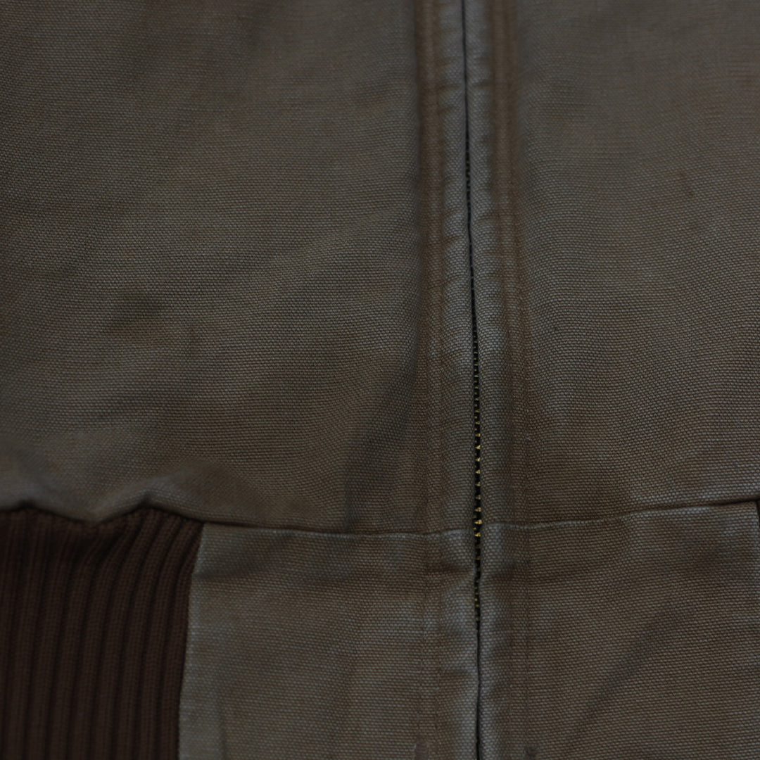 Vintage Carhartt J126 BRN Quilted Lined Hooded Work Jacket XL - Fashion Rerun Vintage Migration_Jacket